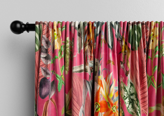 Barbados, Flamingo Pink - Made to Measure Curtain - Image 9